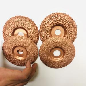 China 4 Inch Vacuum Brazed Tungsten Carbide Grinding Disc wholesale