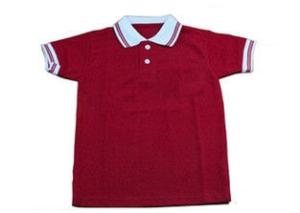 China Different Colors Teen School Uniform Knitted Technics With Polo Neck Collar wholesale