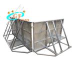 Aluminium Stage Barriers Explosion Proof Concert Fence Galvanized Iron Material