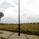 Lightweight Hand Winch Portable Telescoping Aluminum Mast