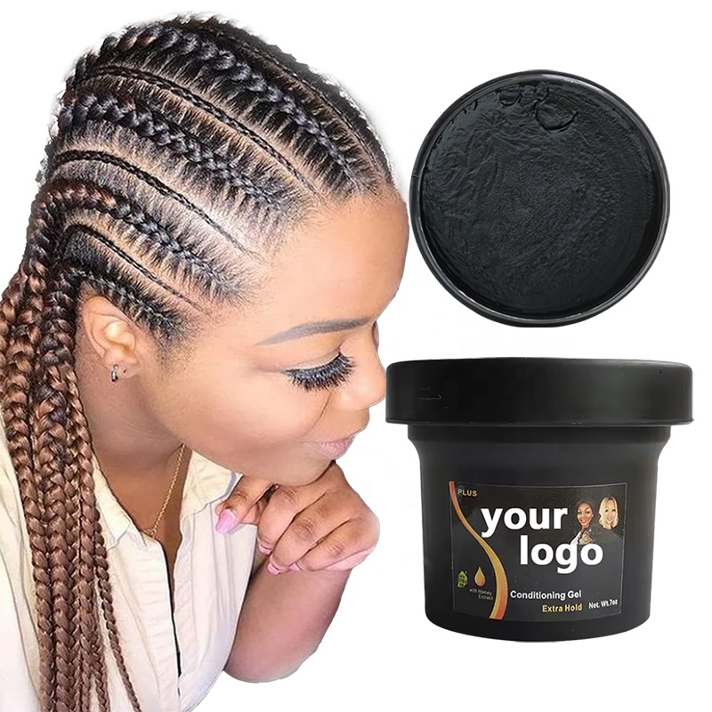 Adults Hair Wax Styling Shine Jam for Women Strong Hold Edge Control Private Label