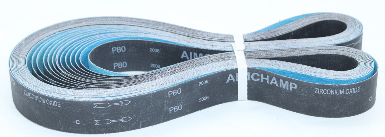 Y-Wt Stainless Steel Polyester Cloth Sanding Belts Zirconia Alumina Waterproof