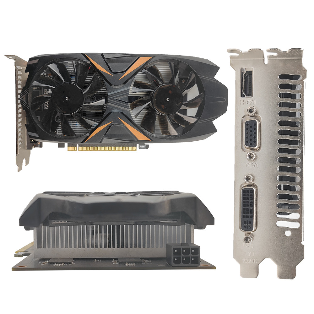 PCWINMAX Original GeForce GT 740 2GB GDDR5 128Bit Dual Fan Desktop VGA HD DVI Graphics Card