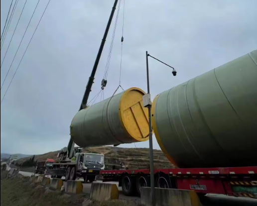 Customized Sewage Integrated Prefabricated Pump Station FRP GRP High Purification Efficiency