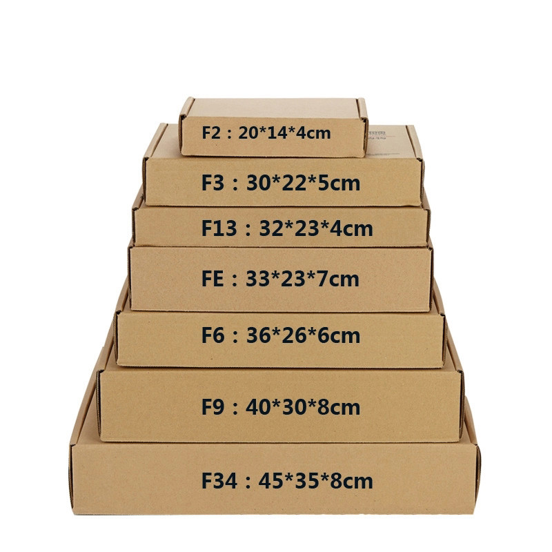 Kraft Paper Brown Carton Box , Custom Corrugated Boxes Thickness 0.23mm