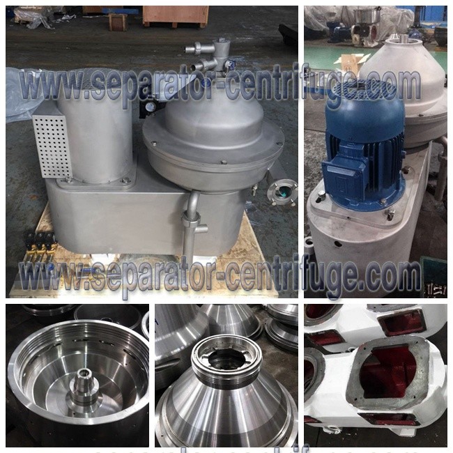 High Performance Disc Stack Centrifuges , Milk Separator For Chemical Industry