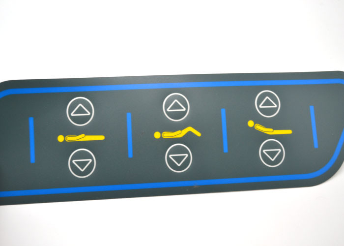 Smart Flat Tactile Membrane Switch Panel Light Weight For Medical Instruments