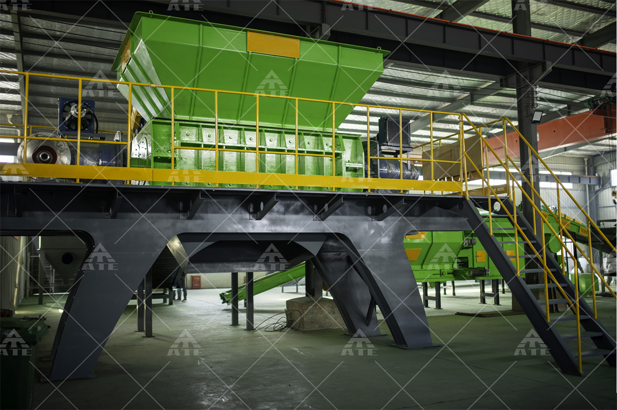 Customizable Chips Sheet Aluminum Scrap Shredder For Aluminum Cans