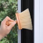 Multifunctional Gap Cleaning Wooden Dust Brush Soft Bristles Keyboard Clean