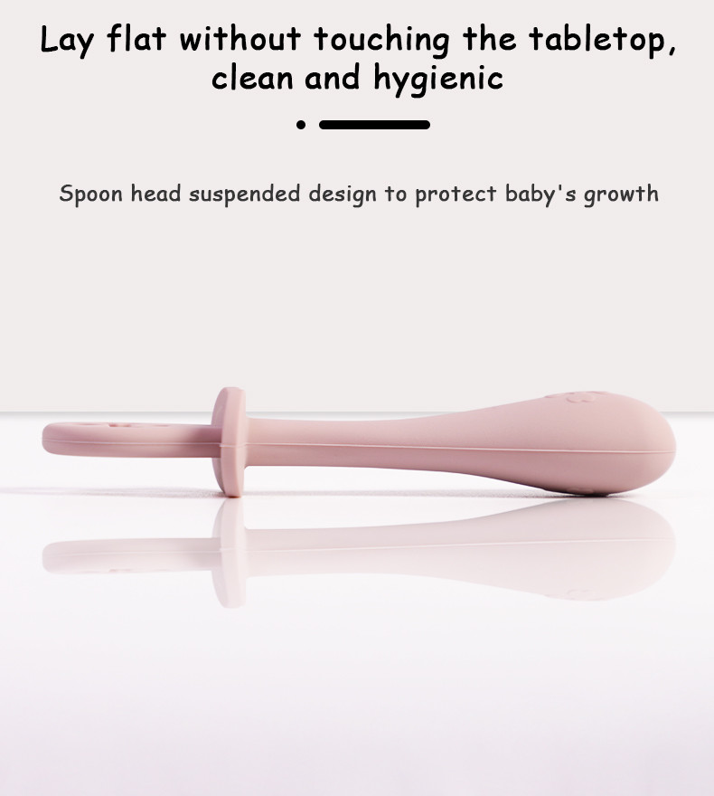 Food-Grade Silicone Spoon And Fork For Safe And Healthy Feeding