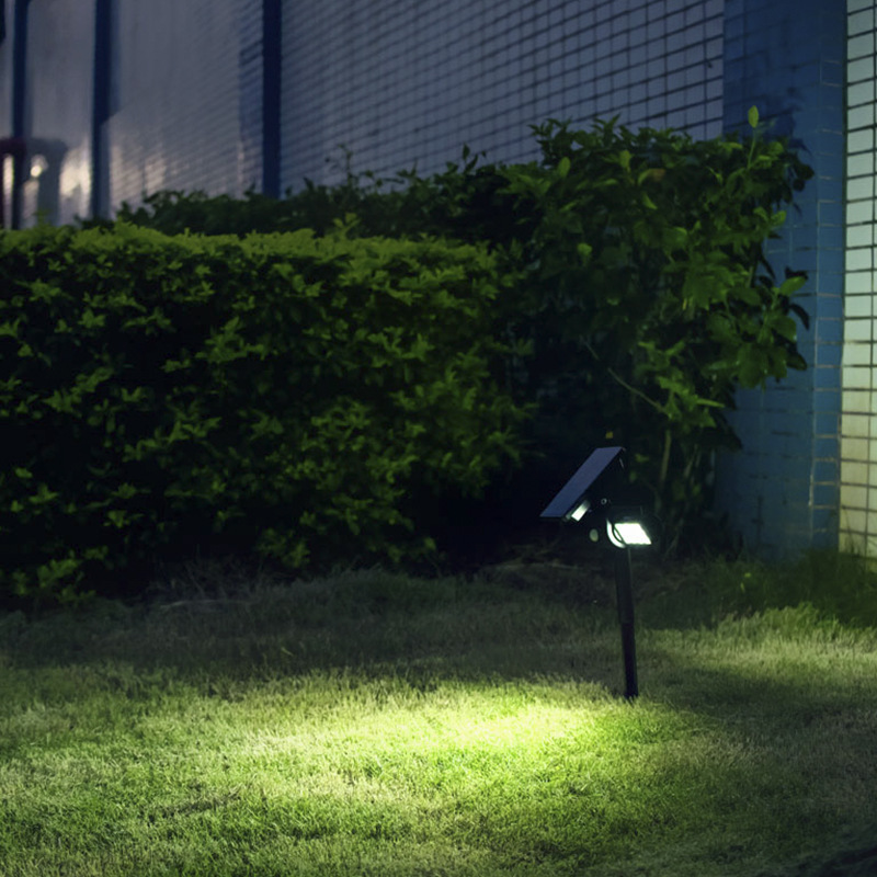 Solar Lights with Dual Head Waterproof Outdoor Landscape Lighting Garden Light