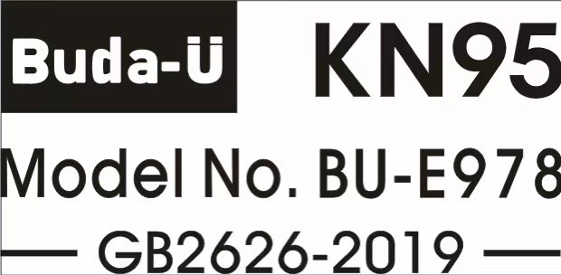 KN95 Black Protective Face Mask , Particulate Respirator Mask FDA Device Listed