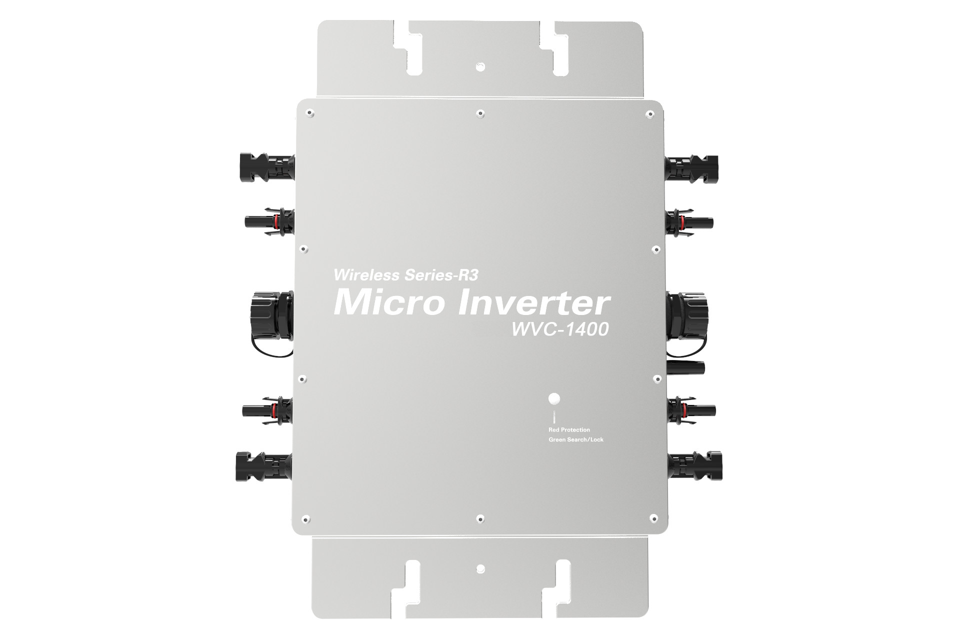 Silver Micro Grid Tie Inverter 2400w Intelligent Waterproof Grid Connected Solar Inverter