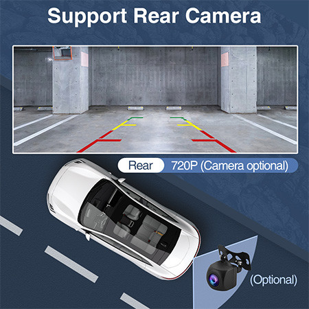 Hot Sale 11.3 Inch 4K Dashcam Carplay Touch Screen With Wireless CarPlay Android Auto Multimedia Auto Radio Support GPS WIFI Bluetooth