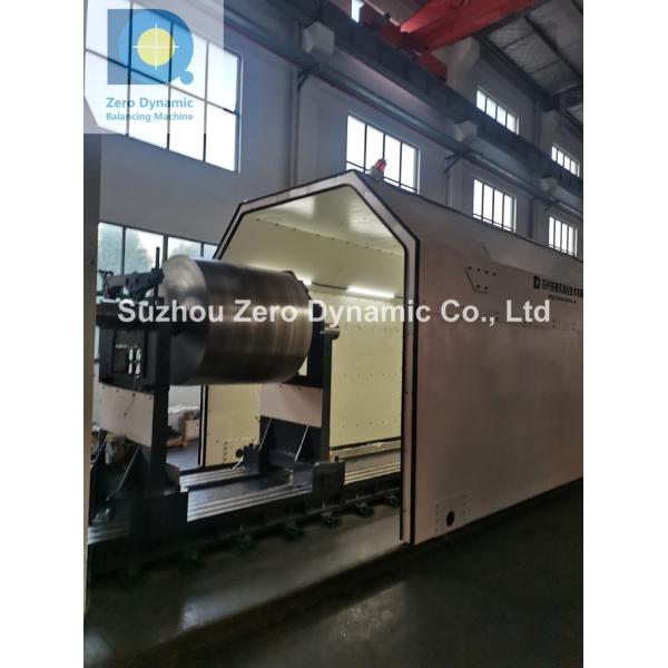 20 Ton Wind Turbine Rotor Balancing Machine , Hydro Generator Rotor Dynamic Balancer