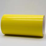 1Mil High Temperature Adhesive Label Material Matte Yellow Permanent Adhesive