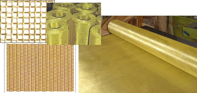 Corrosion Resistance Brass Woven Wire Mesh For Metal Powder Filtration