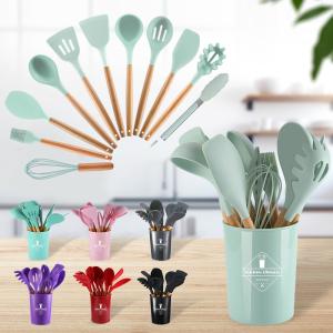 China Food Grade Silicone Kitchen Utensil Set Cooking Tool Kitchen Set wholesale