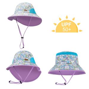 China Summer Breathable Mesh Bucket Hat UPF 50+ Childrens Sunhats ODM wholesale