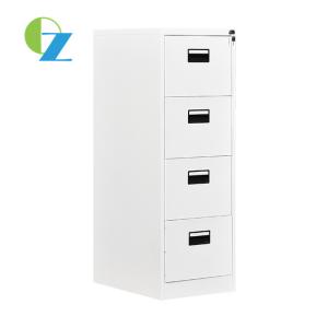 China Metal Document Vertical Steel Filing Cabinets 4 Drawer Foldable wholesale