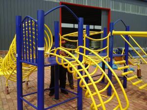 China CARBON STEEL POWDER PAINTED COBINED CLIMBING SLIDE YGOF-035 wholesale