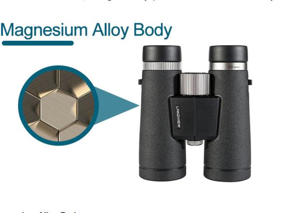 IPX7 Waterproof 10x42 Binoculars For Bird Watching 7 Degree Ultra Wide View