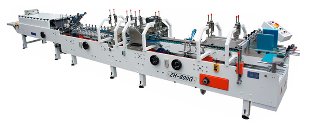 Paperboard Crash Lock Bottom Folder Gluer Machine Multifunctional 220m/Min
