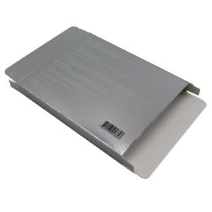 China Beauty Cosmetic Face Mask Packaging Box Custom Design Silver Color Paper wholesale