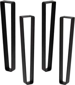 China Modern Mid Century Farmhouse Metal Iron Furniture Legs Sturdy Heavy Duty Hairpin Legs wholesale