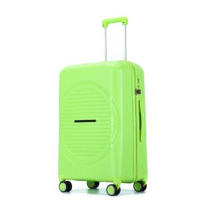 China TSA Lock Green ODM Medium Hard Shell Suitcase wholesale