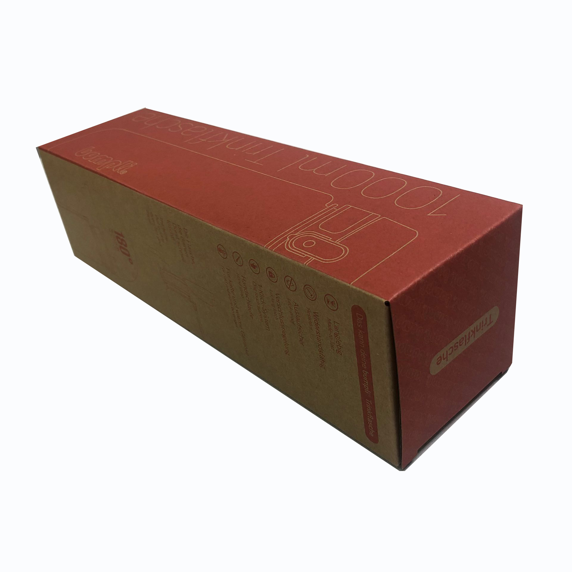 32oz 40oz 50oz Tumbler Packaging Boxes Custom Reverse Tuck End Boxes