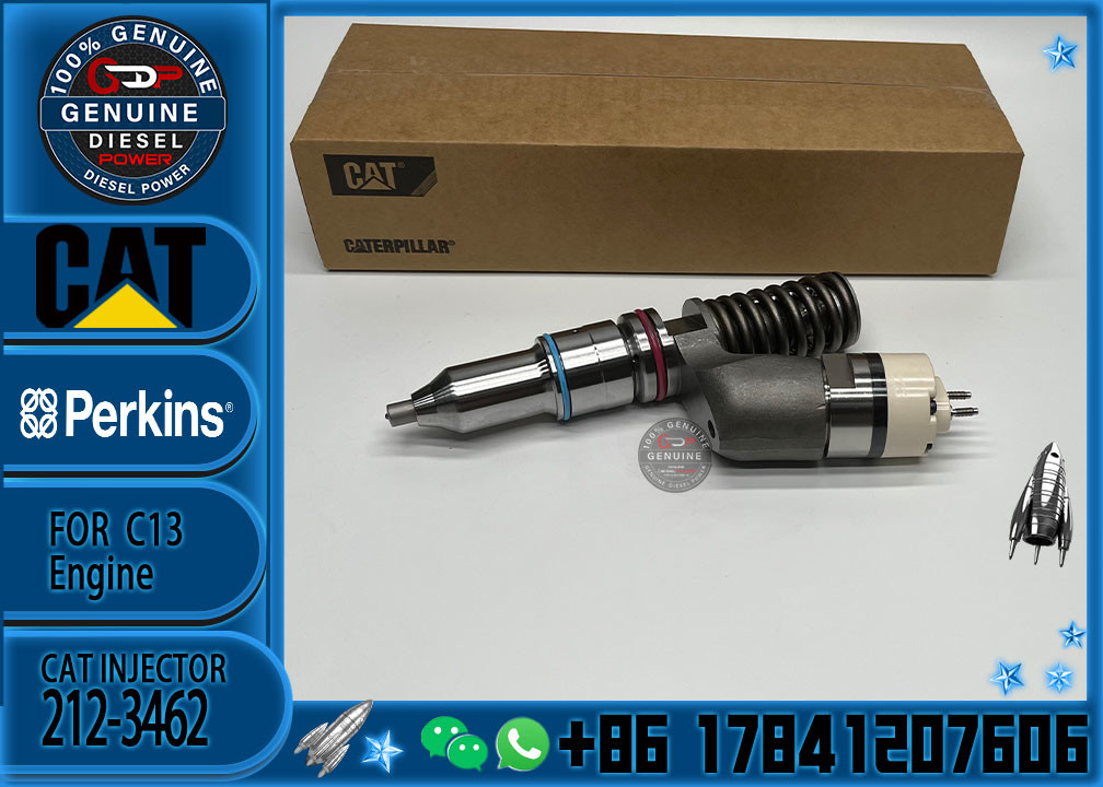 Excavator Engine Fuel Injector 2123462 212-3462 For Caterpillar CAT C12 C13 C15 Engine Parts
