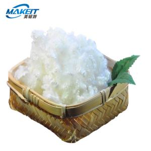China 0.7D  12MM Short Cut Anti Static Regenerated Polyester Staple Fiber on sale