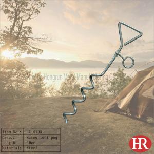 China screw tent pegs tent stakes tent nails wholesale