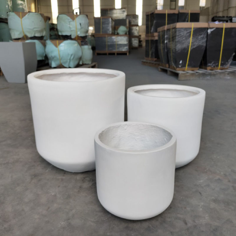Frost Resistant FFiber Clay Planters For Indoor And Outdoor Plants
