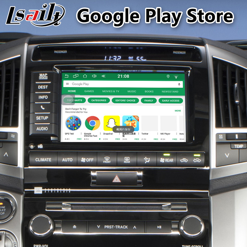 Lsailt Android Interface GPS Navigation Box for Toyota Land Cruiser 200 V8 LC200 2012-2015
