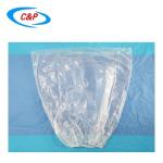 Blue Disposable Angiography Drape Set Pack for Medical Procedures