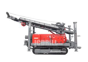 China Portable Diesel Hydraulic Crawler Water Well Drilling Rig Machine wholesale