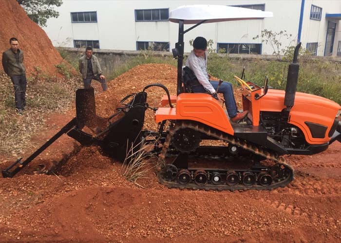 1860kg Farm Crawler Tractor Rated Speed 2600r/Min Small Agricultural Crawler Tractors