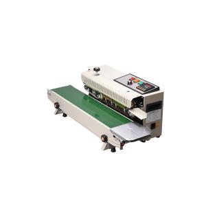 China Aluminum Foil Pouch Bag Continuous Horizontal Band Sealing Machine FR 900 wholesale