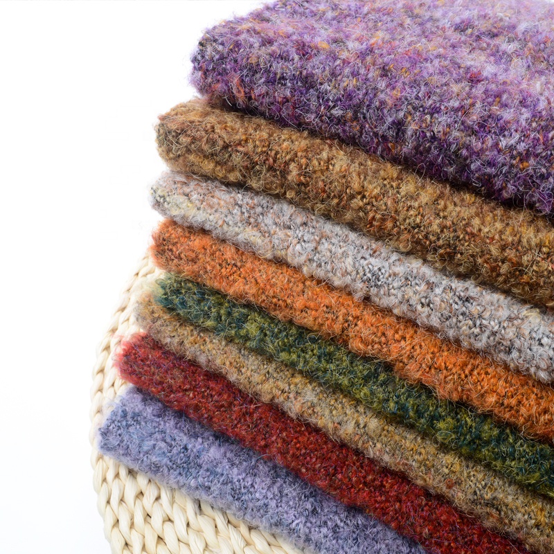 Blended Alpaca Colorful Brushed Yarn Circle Cone Knitting Yarn For Crochet