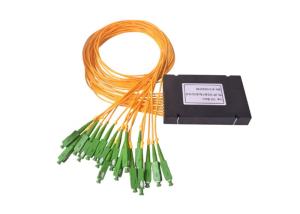 China FTTx Solution SC APC Fiber Optic PLC Splitter 1X8 wholesale