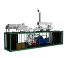 LPG Syngas Engine Generator 50kw Generator Highly Efficient