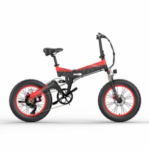 China Folding Full Suspension Fat Tyre Electric Bicycle 20inch 1000w 48v X3000 wholesale