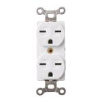 Straight Blade Wall Receptacle 15A 250V With Standard Grounding
