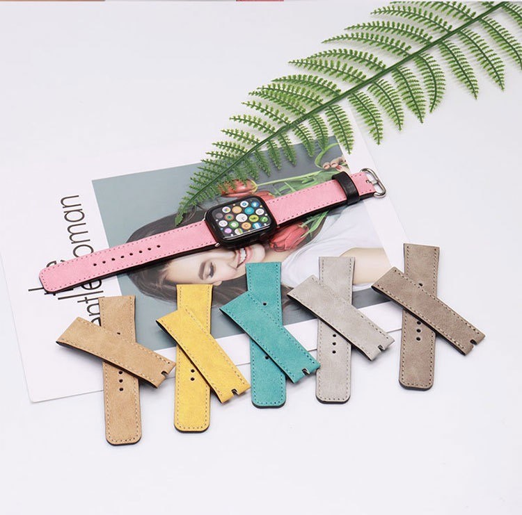 Diy Custom Printing PU Leather Blank Sublimation Watch Band For Apple Smart Watch