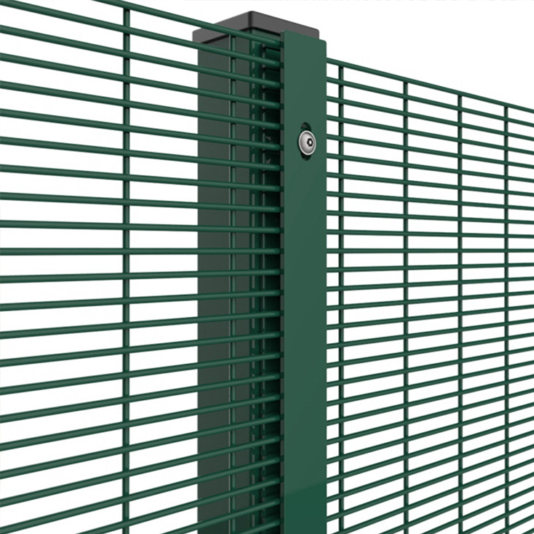 clear view 358 Anti Climb fence high security dense mesh Fence Panels security fence for airport railway prison