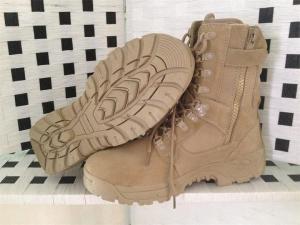 China Hot sale desert leather army boot wholesale