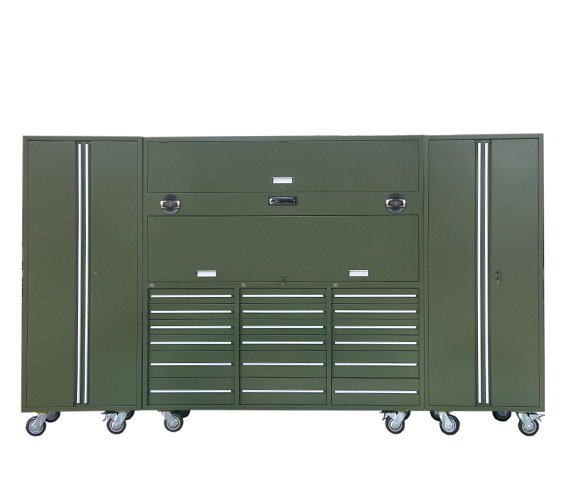Tool Storage Cabinet Mechanic Workbench with Large Tool Box and Customized Support