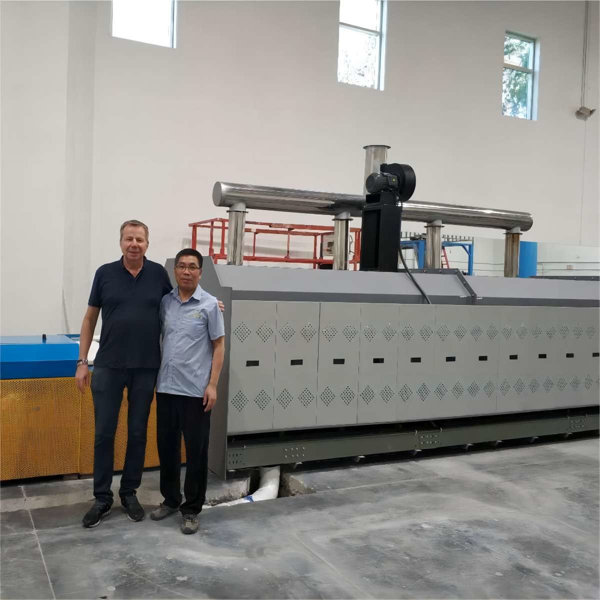 Silicon Carbide Rod Pusher Furnace Sintering Continuous For Ceramic Filters